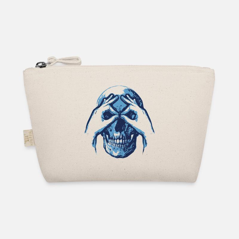 Totenkopf - Kuckuck - Geschenk Bio-Täschchen