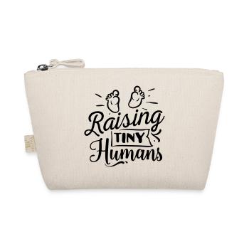 Raising tiny humans - Organic Pouch - nature - Front