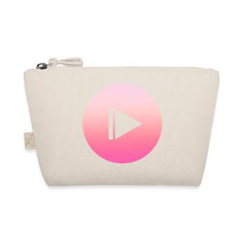 Simple simple pink supeer design/symbol - Organic Pouch - nature - Front
