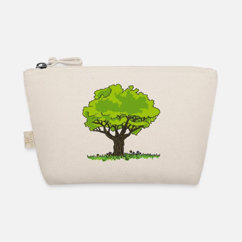 Dessin arbre pré et fleurs Trousse biologique