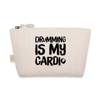Drumming est mon cardio - Batteur pour la vie - Trousse biologique - nature - Devant