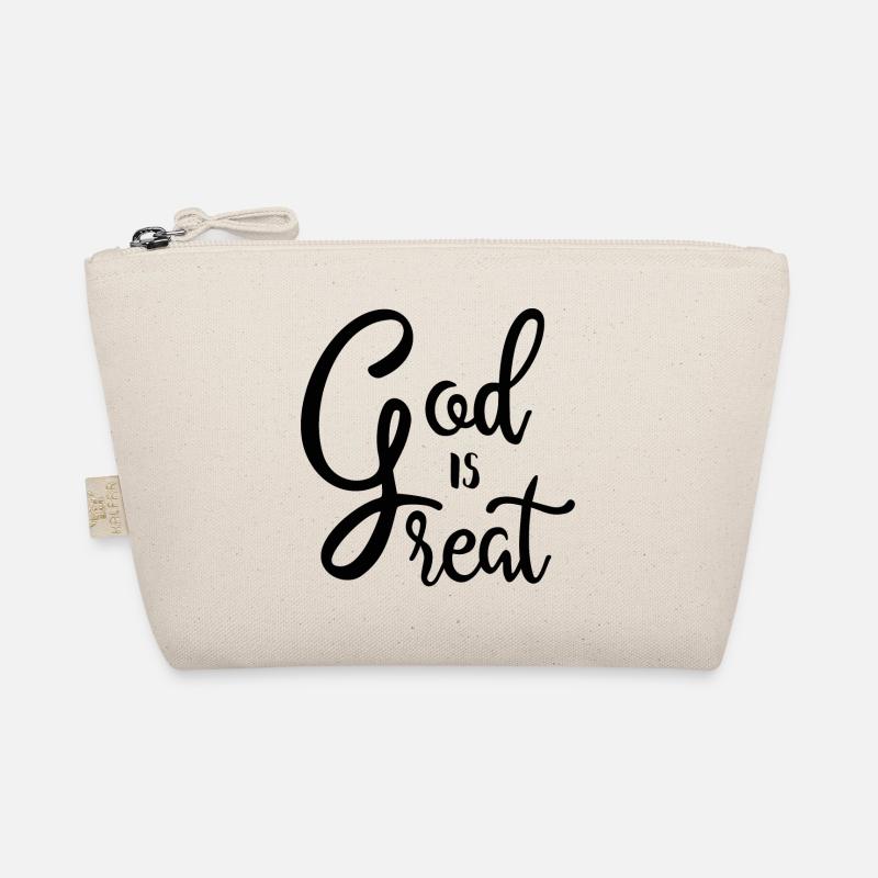 GOD IS GREAT GOD IS GREAT CHRISTIAN RELIGION Organic Pouch