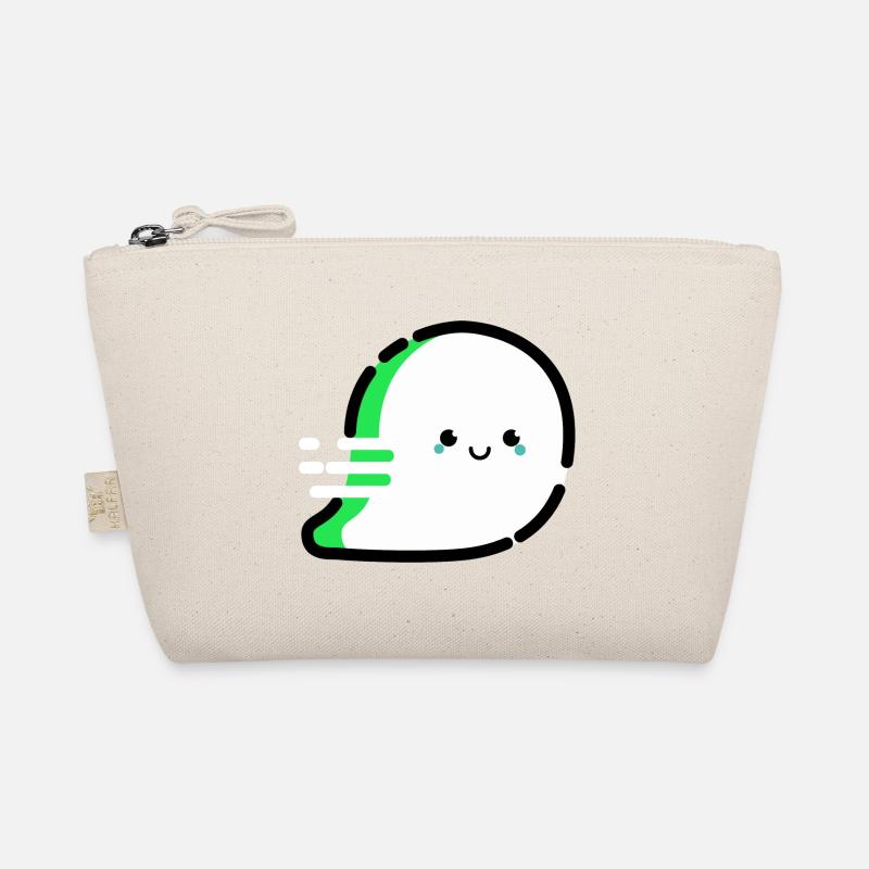 Cartoon / comic ghost very friendly Organic Pouch