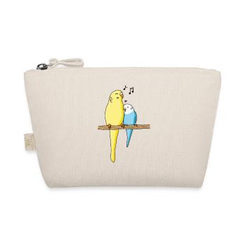Budgie Family - Organic Pouch - nature - Front