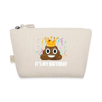 Its My Birthday Poop Emoticon - Trousse biologique - nature - Devant