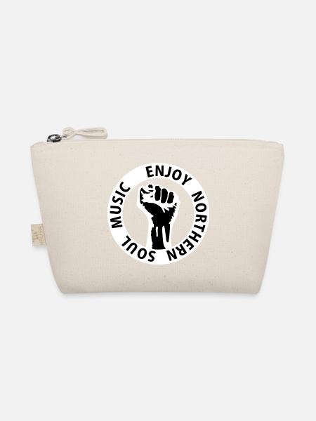 2 colors - Enjoy Northern Soul Music - nighter - Trousse biologique - nature - Devant