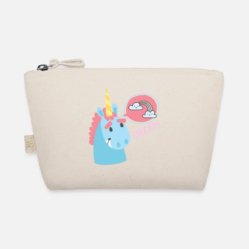 Einhorn Traum Regenbogen Geschenk Lustig Bio-Täschchen