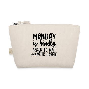 Monday? Only after Coffee - poison - Organic Pouch - nature - Front