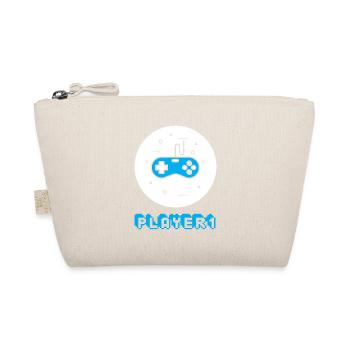 Gamer 1 - Duo Player 1 & 2 Liebe Geschenk Paar - Bio-Täschchen - Natur - Vorne