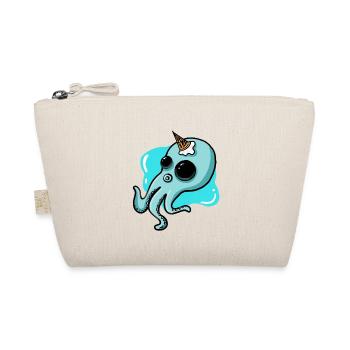 Einhorn Octopus - Bio-Täschchen - Natur - Vorne