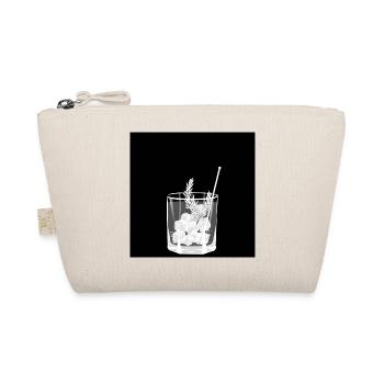 Small Glass Gin and Tonic - Design - Summer Drink - Organic Pouch - nature - Front