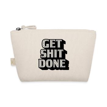 GET SHIT DONE - Bio-Täschchen - Natur - Vorne