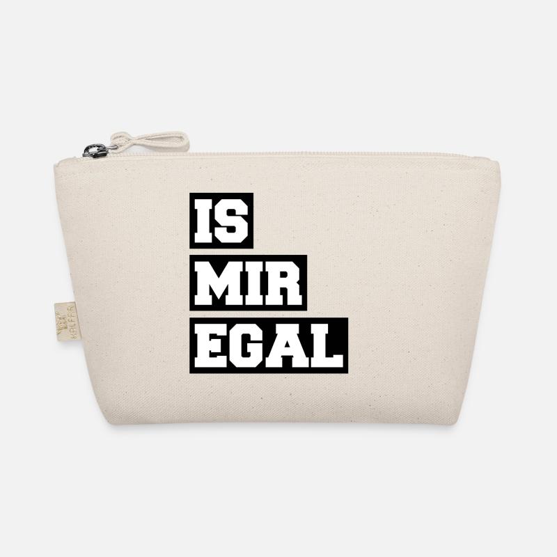 IS MIR EGAL - Bio-Täschchen - Natur