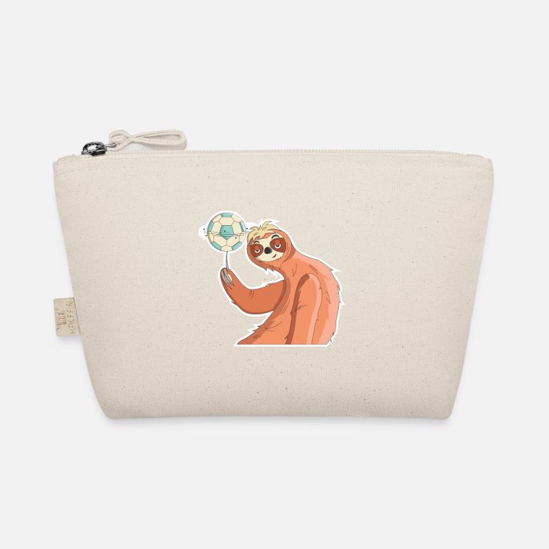 Faultier WM Fußball Weltmeisterschaft Geschenk - Bio-Täschchen - Natur