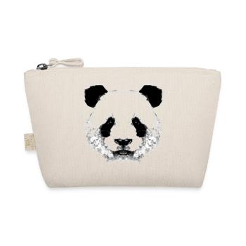 Panda head - Organic Pouch - nature - Front