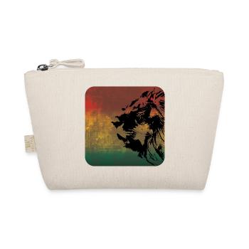 Lion portrait in reggae style - Organic Pouch - nature - Front