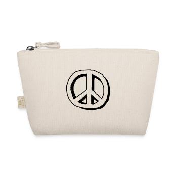 peace sign - Organic Pouch - nature - Front