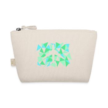 Flugzeug geometrisch Reise urlaub Hipster Geschenk - Bio-Täschchen - Natur - Vorne
