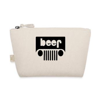 beer / Jeep motifs Cooles Beer design idée cadeau - Trousse biologique - nature - Devant