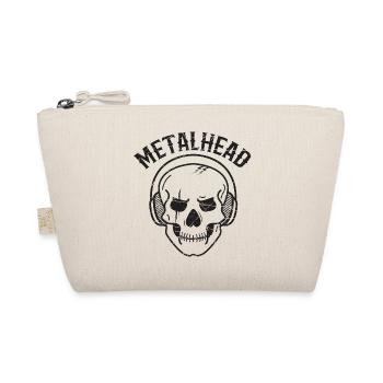 Metal tête de mort heavy cadeau musique Rock Festival - Trousse biologique - nature - Devant