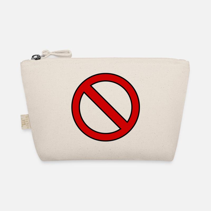 Verboten Schild Geschenk Idee Bio-Täschchen