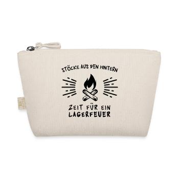 Stoecke from the butt time for a campfire - Organic Pouch - nature - Front