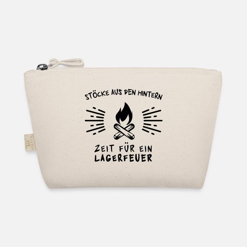 Stoecke from the butt time for a campfire Organic Pouch