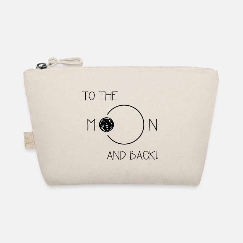 To the moon and back! Geschekidee moon and back Organic Pouch