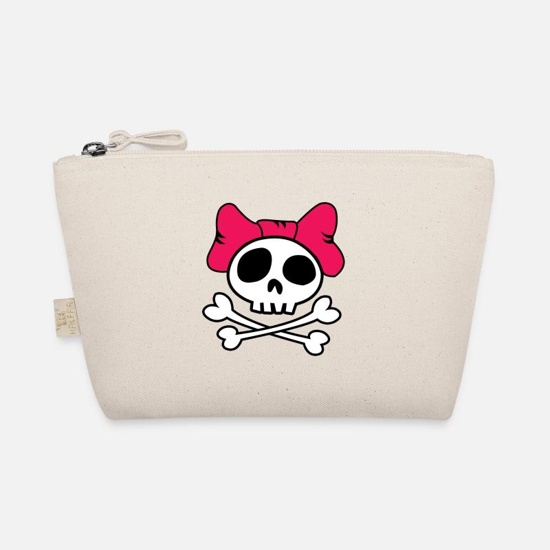 Girly skull Organic Pouch