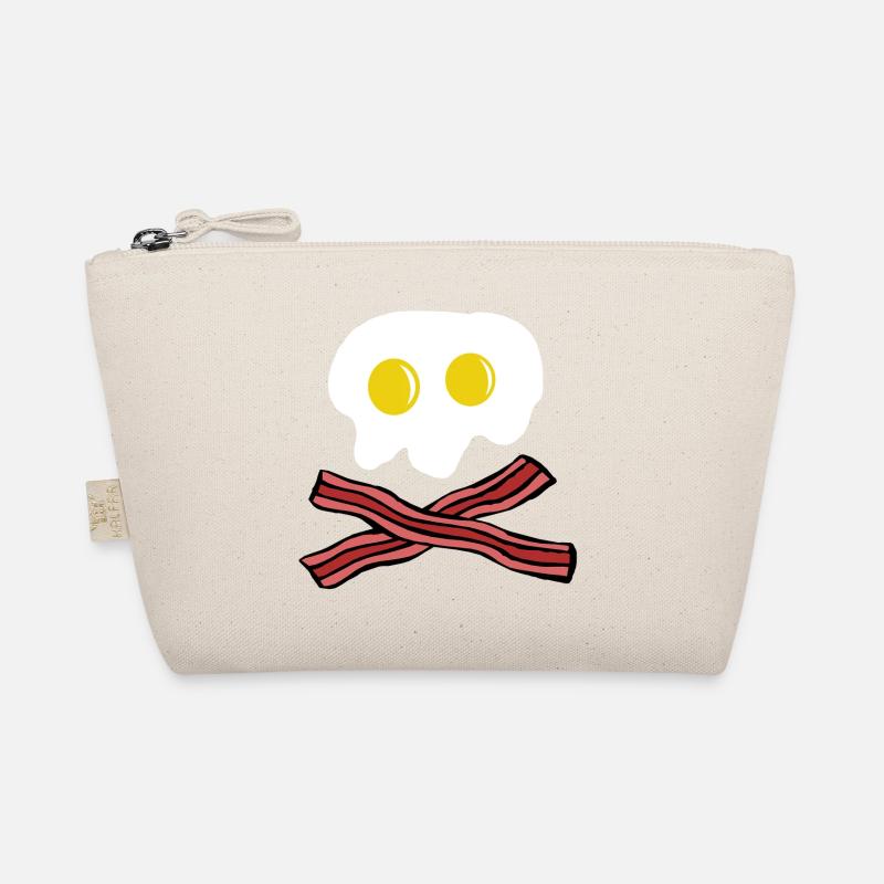 Eier und Speck Totenkopf Bio-Täschchen