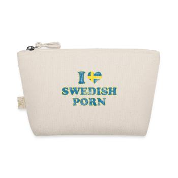 I LOVE SWEDISH PORN - Bio-Täschchen - Natur - Vorne