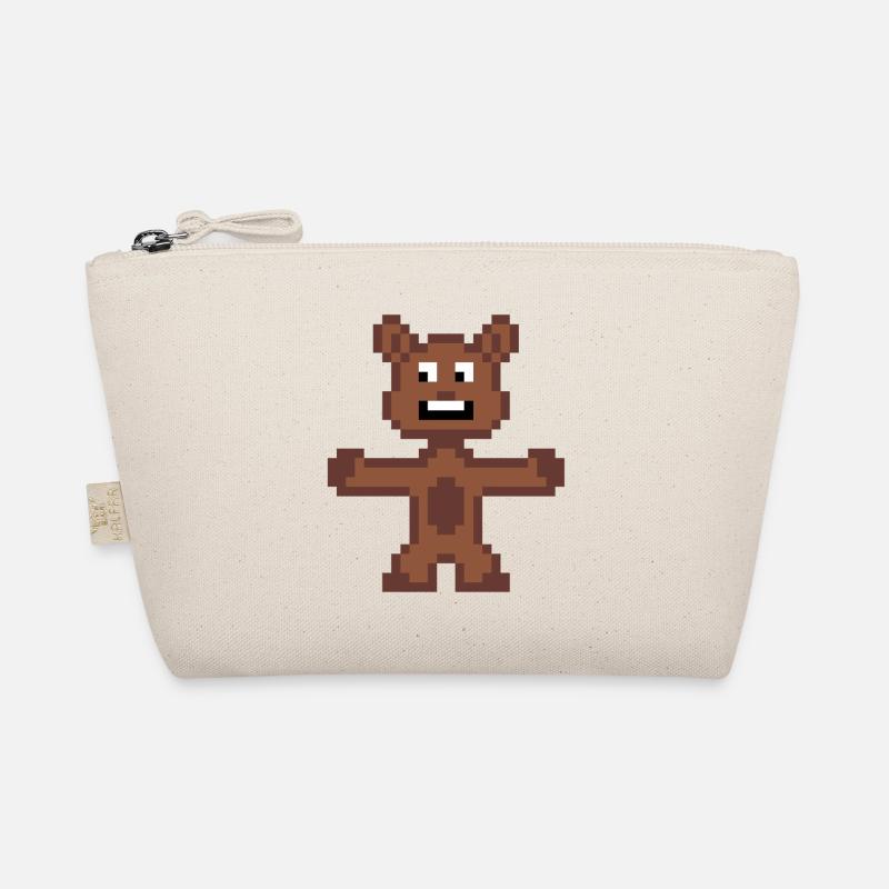 Bear (Pixelart) Organic Pouch