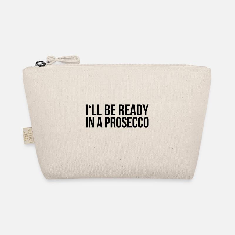 Ready in a Prosecco Spruch Bio-Täschchen