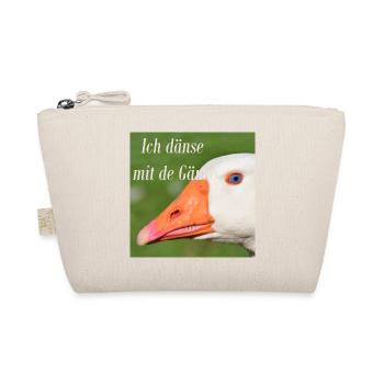 Ich dänse mit de Gänse - Bio-Täschchen - Natur - Vorne