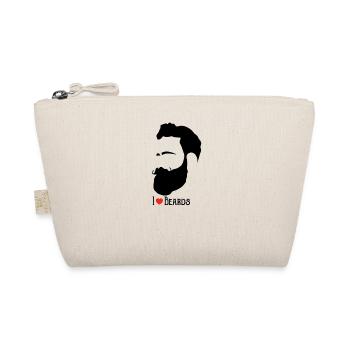 Barbe amour - homme barbe barbe idée cadeau - Trousse biologique - nature - Devant