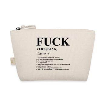 Fuck, Dictionary, fuck you, fuck off - Bio-Täschchen - Natur - Vorne