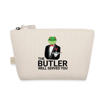 Frog - Butler - Servant - Gift - Organic Pouch - nature - Front