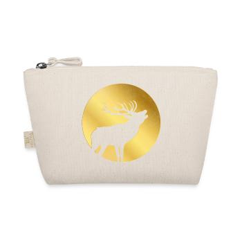 Cerf en or rugit à la mode du pays rut - Trousse biologique - nature - Devant