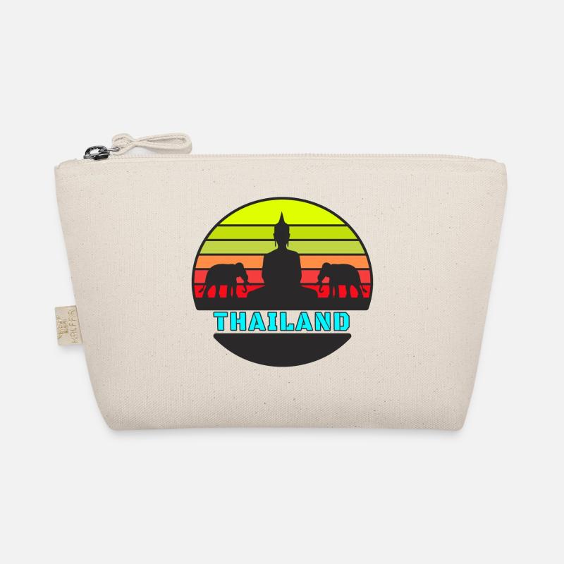 Thailand / Buddha / Elephant / Gift / Siamese Organic Pouch