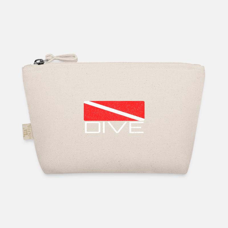 Dive | Dive design with dive flag for divers Organic Pouch