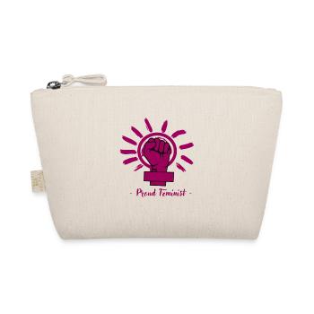 Proud feminist - Organic Pouch - nature - Front