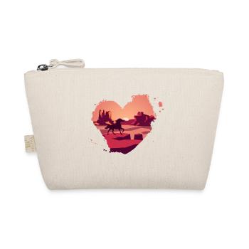 Horse in the Rocky Mountains - Organic Pouch - nature - Front