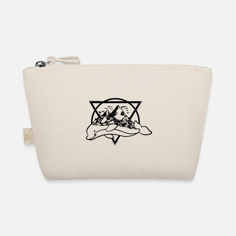 Dolphin and mountains Organic Pouch