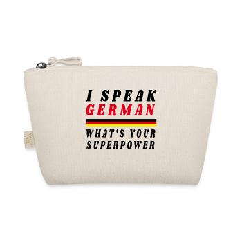 I speak German Deutschland Patriot - Trousse biologique - nature - Devant