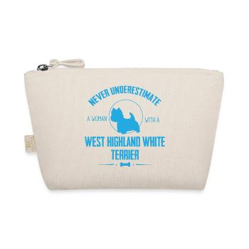 Westie Shirt NU - Organic Pouch - nature - Front