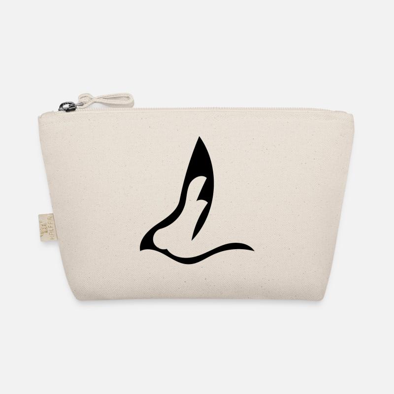 Surfvogel schwarz Bio-Täschchen