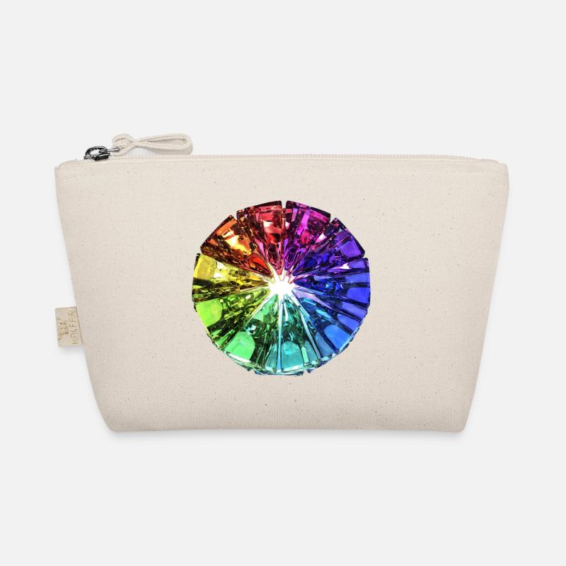 Colorful stone Organic Pouch