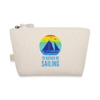 Je préférerais naviguer - voilier - mer - Trousse biologique - nature - Devant