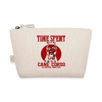 Cane Corso dog chiot chien race idée cadeau - Trousse biologique - nature - Devant