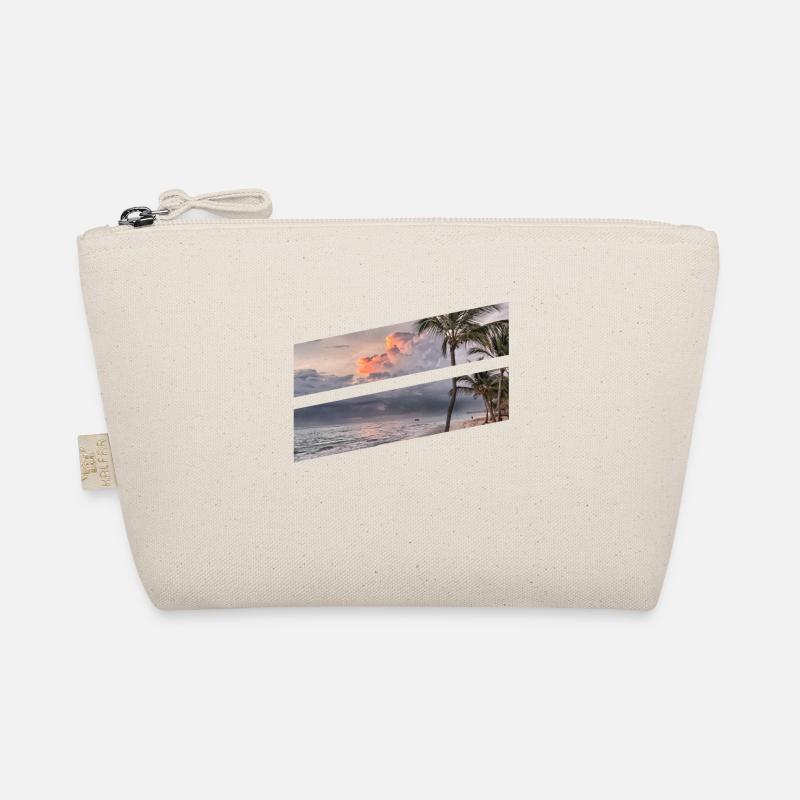 Plage avec palmiers Trousse biologique